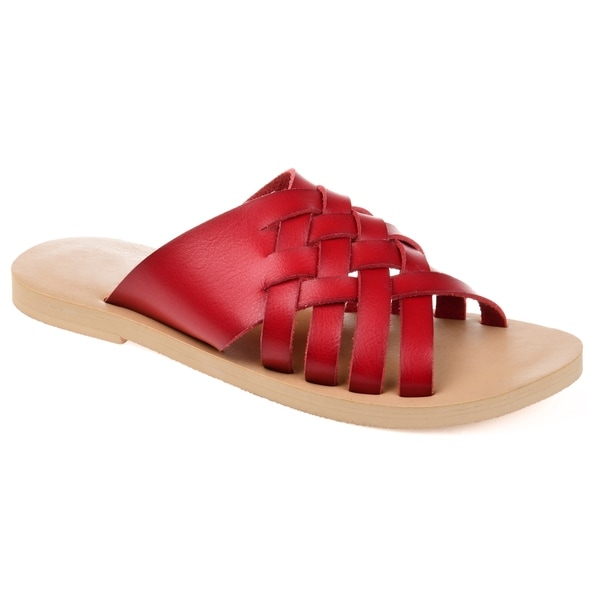 ladies red sandals size 7