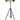Hanover 35.4" Wide Electric Carbon Infrared Heat Lamp with Remote Control and Tripod Stand, Black