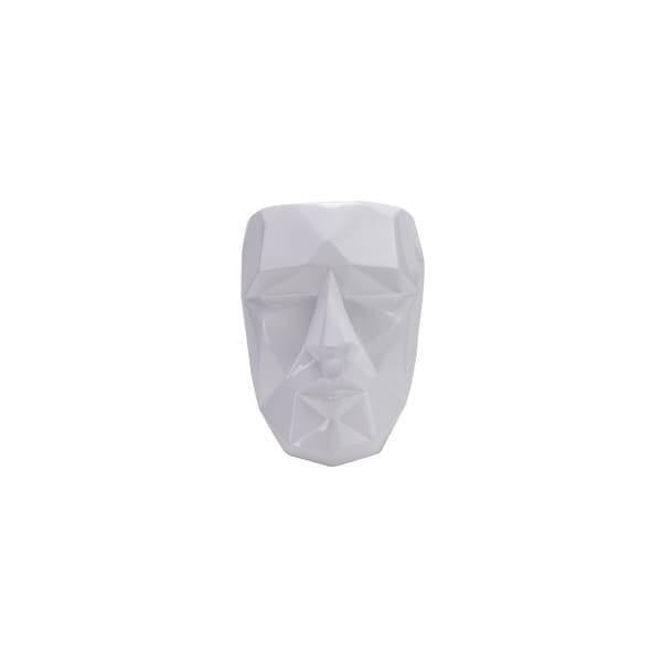 Modern Wall Décor- Geometric Angles White Mask