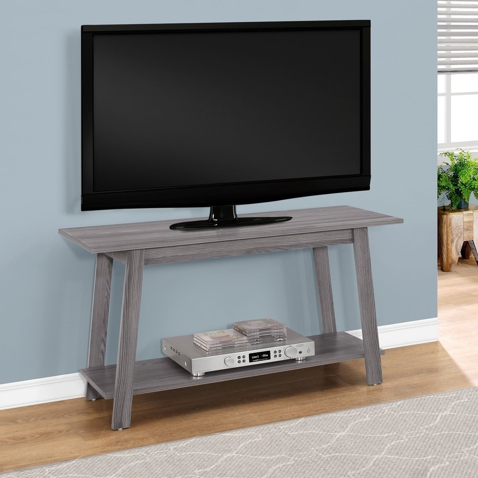 Tv Stand, 42 Inch, Console, Media Entertainment Center, Storage Shelves