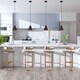 preview thumbnail 10 of 24, Livex Lighting Metal Cone Shade 1-Light Mini Pendant - 7"Dia. x 14"-75"Adj. H - 7"Dia. x 14"-75"Adj. H