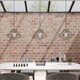 preview thumbnail 27 of 35, Livex Lighting Geometric Shade 1-Light Mini Pendant - 13.5"Dia. x 13"-75"Adj. H