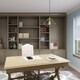 preview thumbnail 18 of 35, Livex Lighting Geometric Shade 1-Light Mini Pendant - 13.5"Dia. x 13"-75"Adj. H