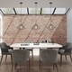 preview thumbnail 26 of 35, Livex Lighting Geometric Shade 1-Light Mini Pendant - 13.5"Dia. x 13"-75"Adj. H
