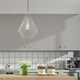 preview thumbnail 43 of 47, Livex 1-light Geometric Mini Pendant - 11.5"Dia. x 17.5"-80"Adj. H