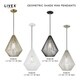 preview thumbnail 2 of 47, Livex 1-light Geometric Mini Pendant - 11.5"Dia. x 17.5"-80"Adj. H