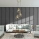 preview thumbnail 18 of 47, Livex 1-light Geometric Mini Pendant - 11.5"Dia. x 17.5"-80"Adj. H