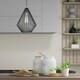 preview thumbnail 39 of 47, Livex 1-light Geometric Mini Pendant - 11.5"Dia. x 17.5"-80"Adj. H