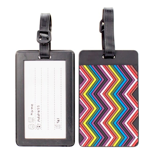 Miami CarryOn Colorful Collection Luggage Tags - Set of 2 Bag Tags