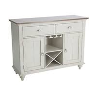 The Gray Barn Touchstone Bisque with Natural Pine Buffet