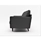 preview thumbnail 6 of 12, US Pride Lopez Faux Leather Mid-century Modern Loveseat