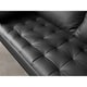 preview thumbnail 7 of 12, US Pride Lopez Faux Leather Mid-century Modern Loveseat