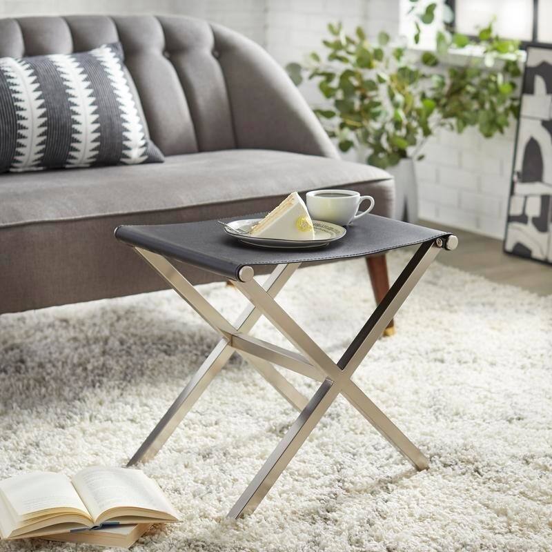 angelo:HOME Thad Glam Stool Ottoman