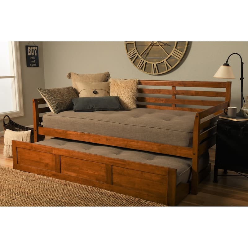 Copper Grove Kutaisi Daybed/Trundle Bed with Mattresses Included - barbados