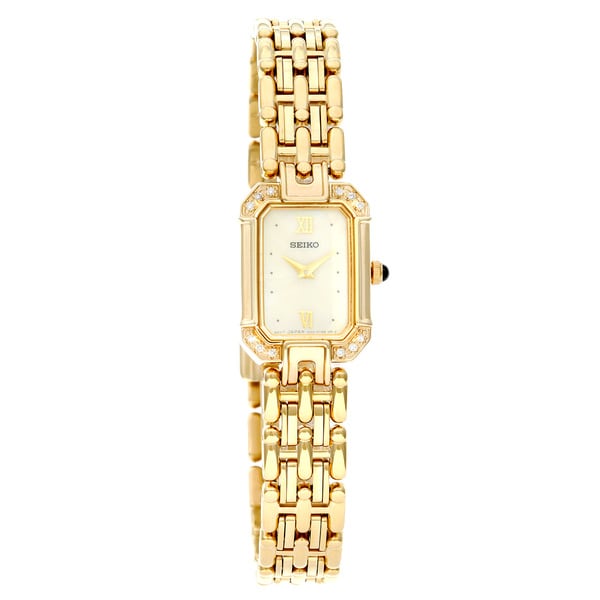 Seiko Women's Goldplated Quartz Watch Seiko Women's Seiko Watches