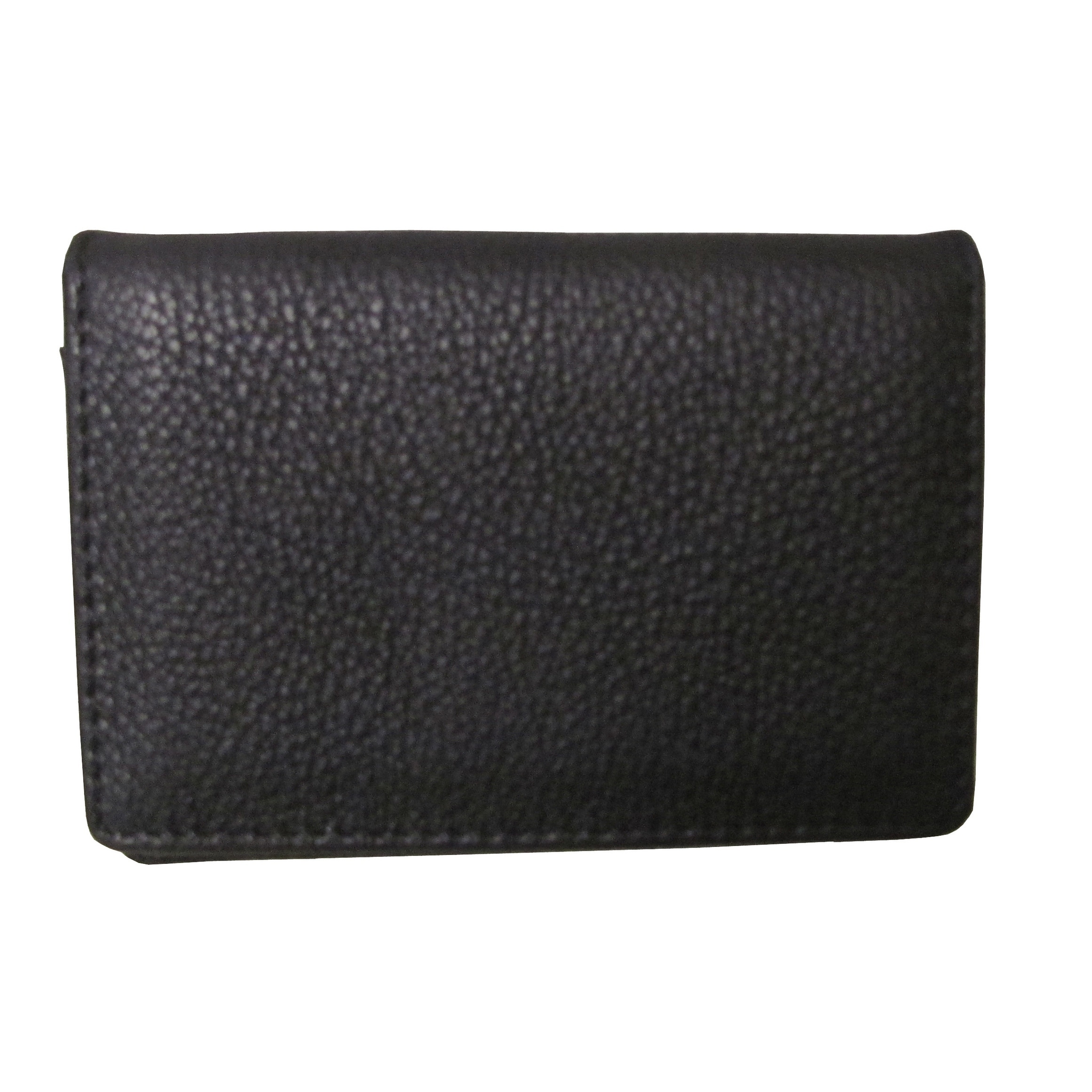 Soft Vintage Genuine Leather RFID Business Card ID Holder with Expandable Pocket