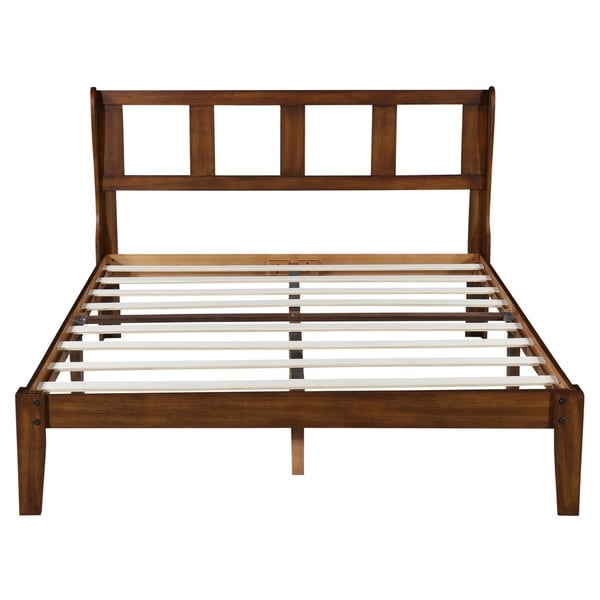 Sleeplanner 14 Inch Wood Bed Frame With Headboard - On Sale - Bed Bath ...