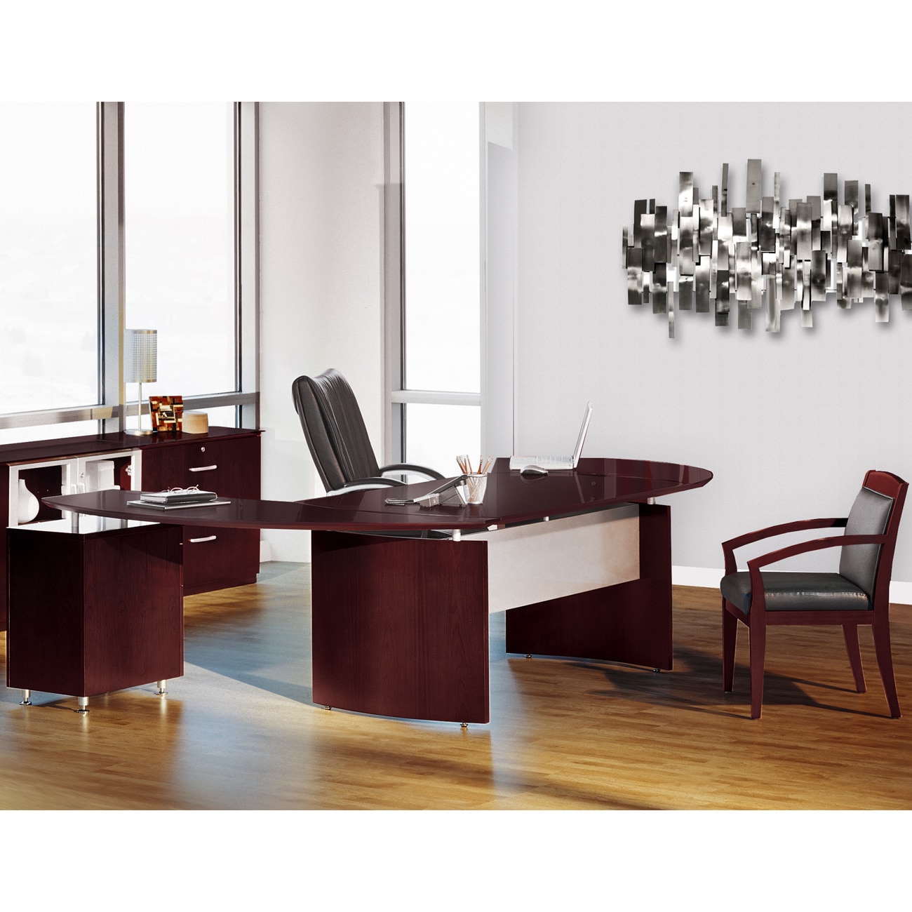 Mayline Napoli 4 piece Nt2 Office Suite