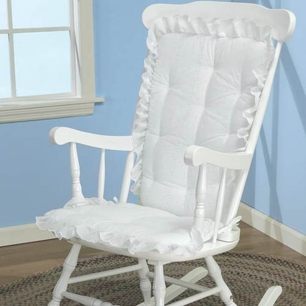 Eyelet Adult Rocking Chair Cushion