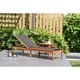 Amazonia Outdoor Sling Eucalyptus Chaise Lounger - N/A - Thumbnail 7