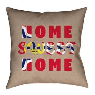 Katelyn Elizabeth Home Sweet St Louis Outdoor Pillow Cushion - UV