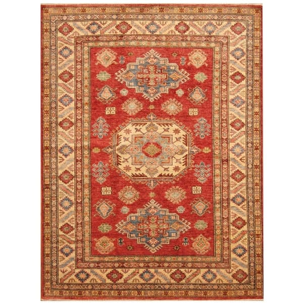 3'4 x 3'4 Oriental Super Kazak Square Rug 