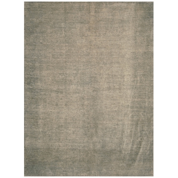 Handmade Oushak Overdye Wool Rug (Afghanistan) - 5'9 x 8'