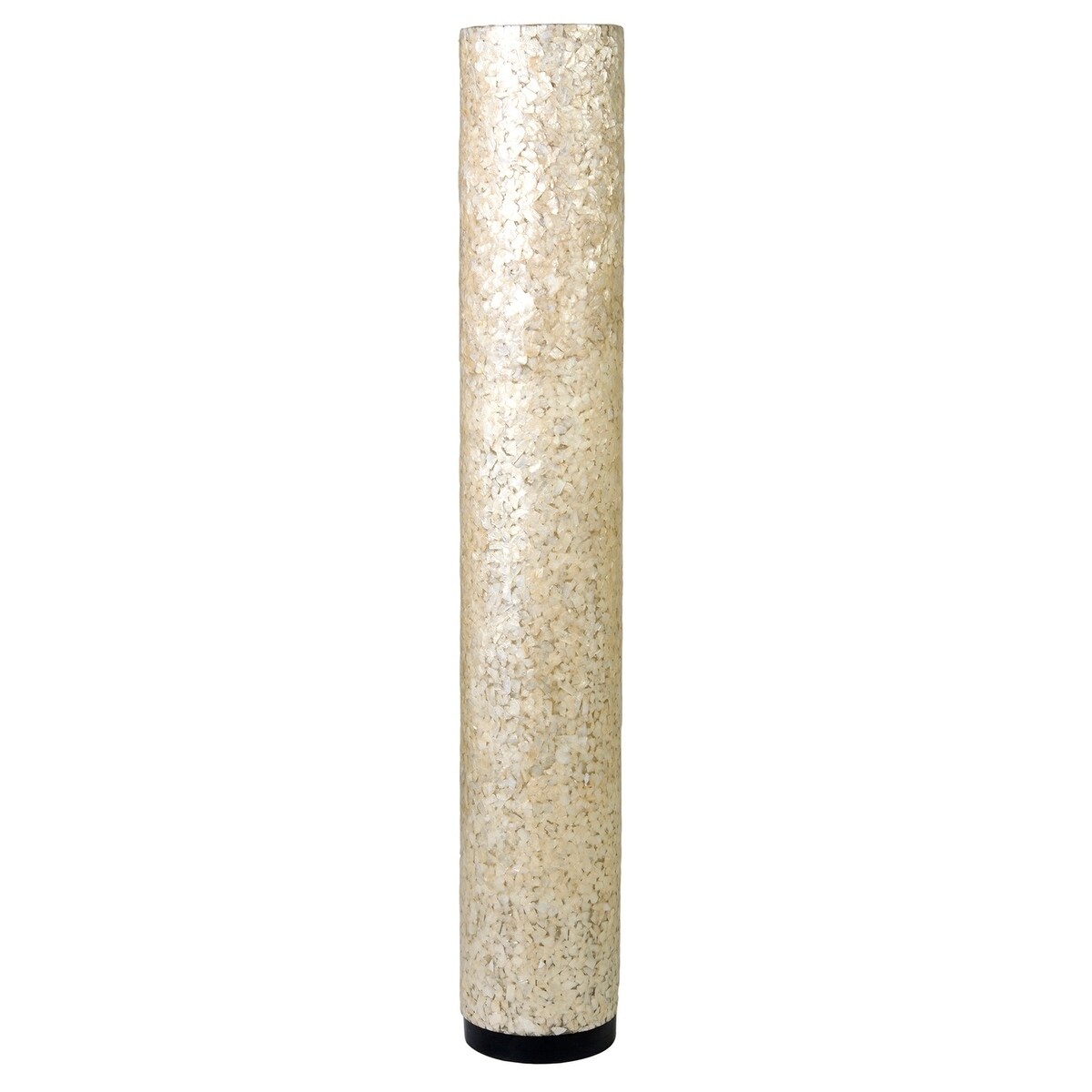 Shop East At Main S Vicky Fiberglass Capiz Floor Lamp Free