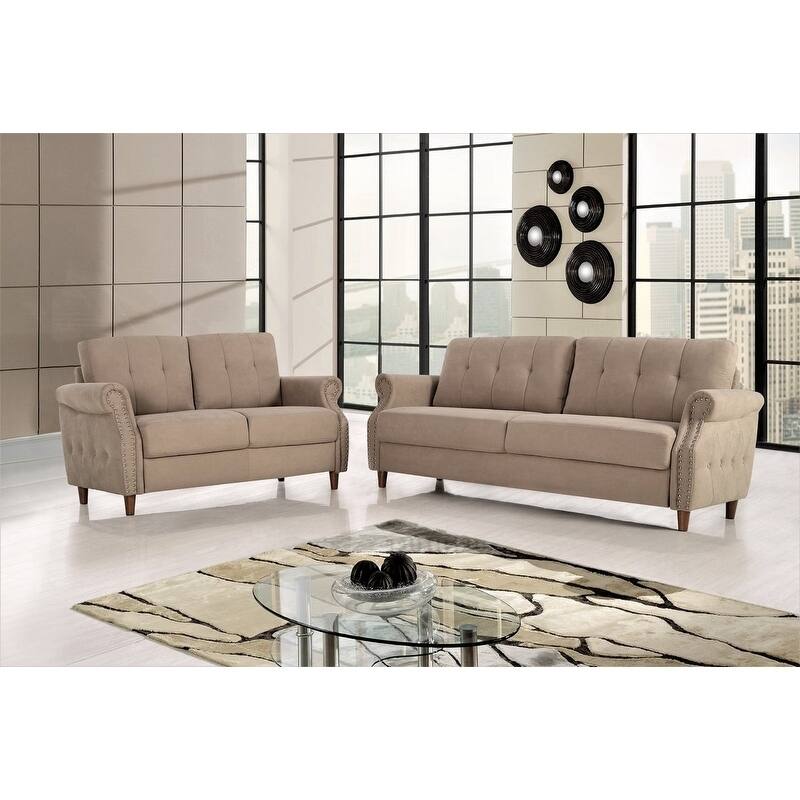 Briscoe 2 Piece Living Room Set - Camel