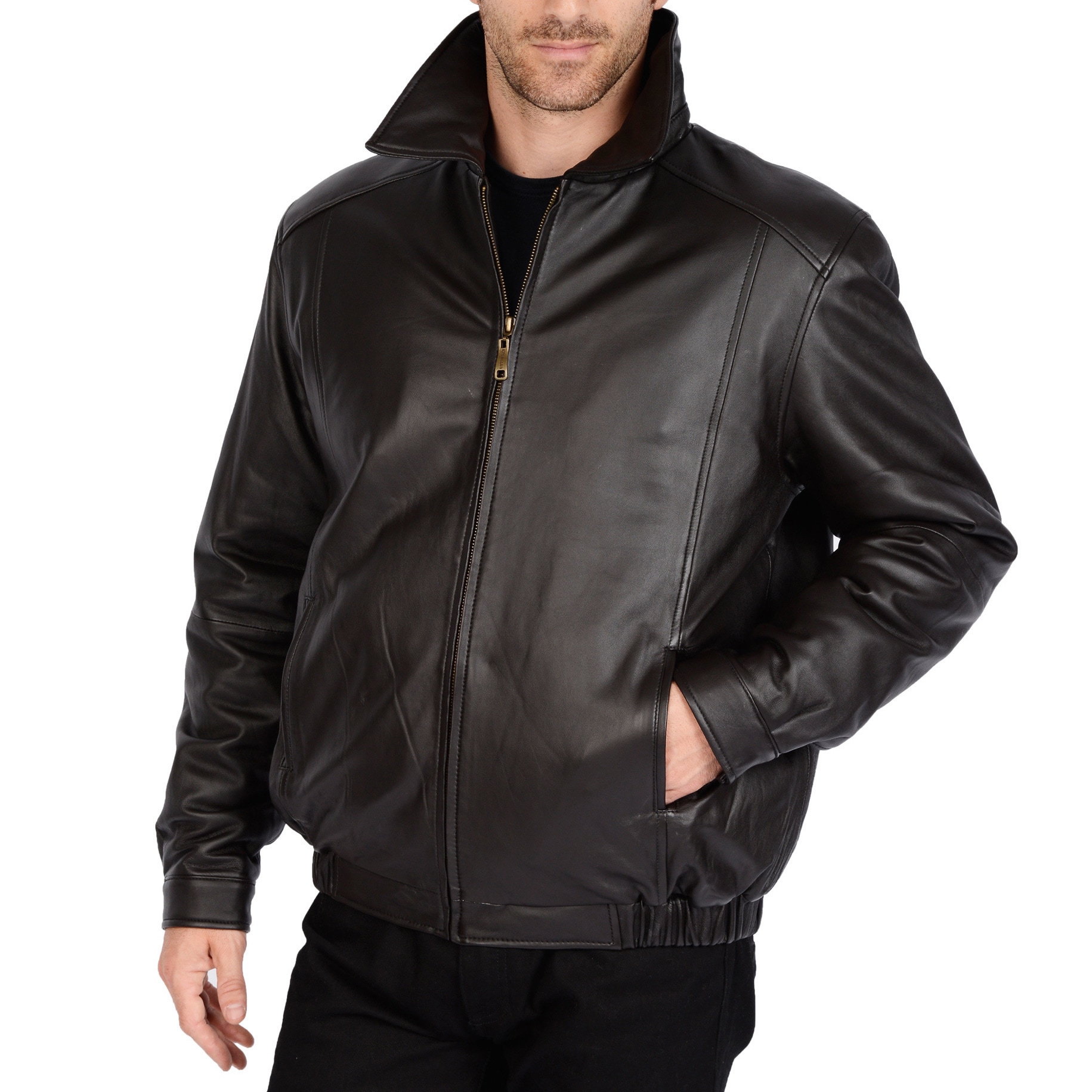 leather bomber jacket big and tall