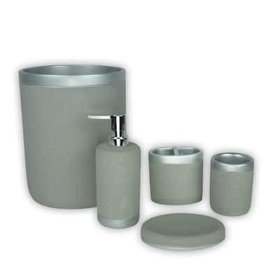 Austin Horn Classics Cementville Grey Bath Accessory Collection