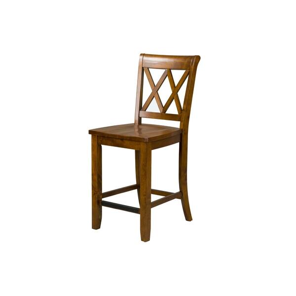 Shop Standard Furniture Vintage Counter Height Stool Set Of 2