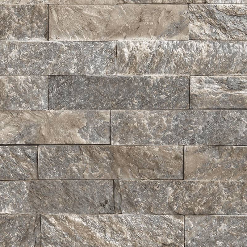 Stacked Stone Adams 32.7 Ft. x 20.5 In. Stacked Stone Wallpaper - 32.7 Ft. x 20.5 In. - Black, Beige