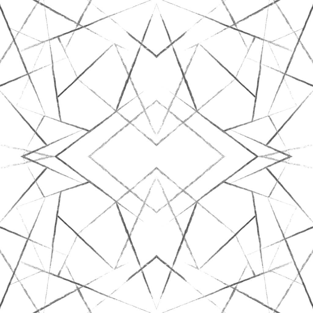 Geo Diamond Wallpaper, 20.5 in. x 33 ft. = 56 sq ft, in Black