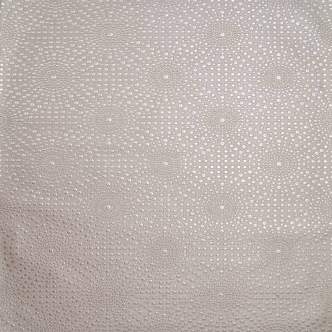 Circle Burst Wallpaper , 21 in. x 33 ft. = 57.75 sq.ft., in Silver