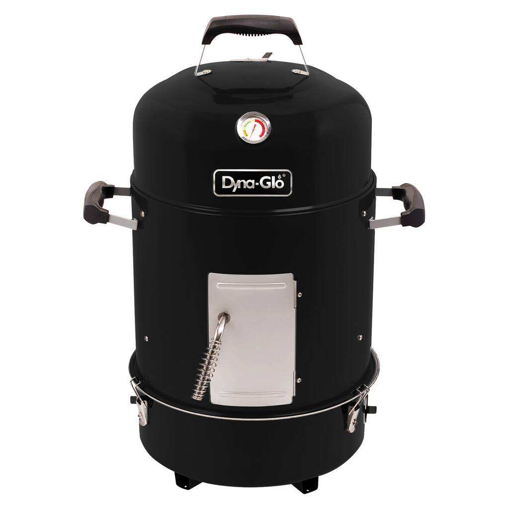 Dyna-Glo Compact Charcoal Bullet Smoker - High Gloss Black