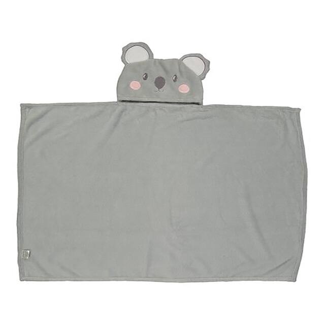 Baby and Toddler Animal Hooded Blanket - Grey