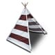 preview thumbnail 11 of 19, Modern Home Children's Canvas Tepee Set with Travel Case