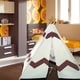 preview thumbnail 15 of 19, Modern Home Children's Canvas Tepee Set with Travel Case