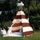 preview thumbnail 10 of 19, Modern Home Children's Canvas Tepee Set with Travel Case