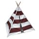 preview thumbnail 2 of 19, Modern Home Children's Canvas Tepee Set with Travel Case