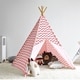 preview thumbnail 17 of 19, Modern Home Children's Canvas Tepee Set with Travel Case