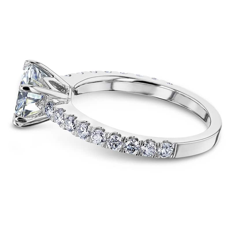 Annello by Kobelli Solid 14k Gold 2-2/5ct.tw 6-Prong Classic Engagement Ring (HI/VS, DF/VS)