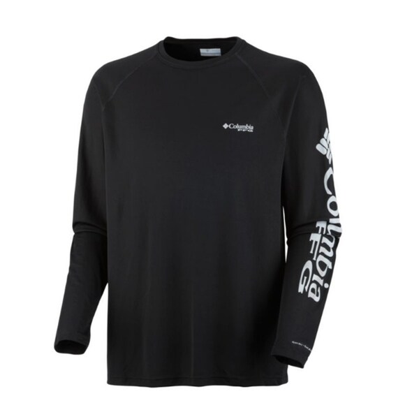 white long sleeve columbia shirt