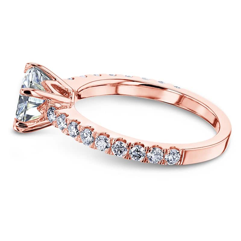 Annello by Kobelli 14k Solid Gold 2-2/5ct.tw 6-Prong Engagement Ring (DF/VS)