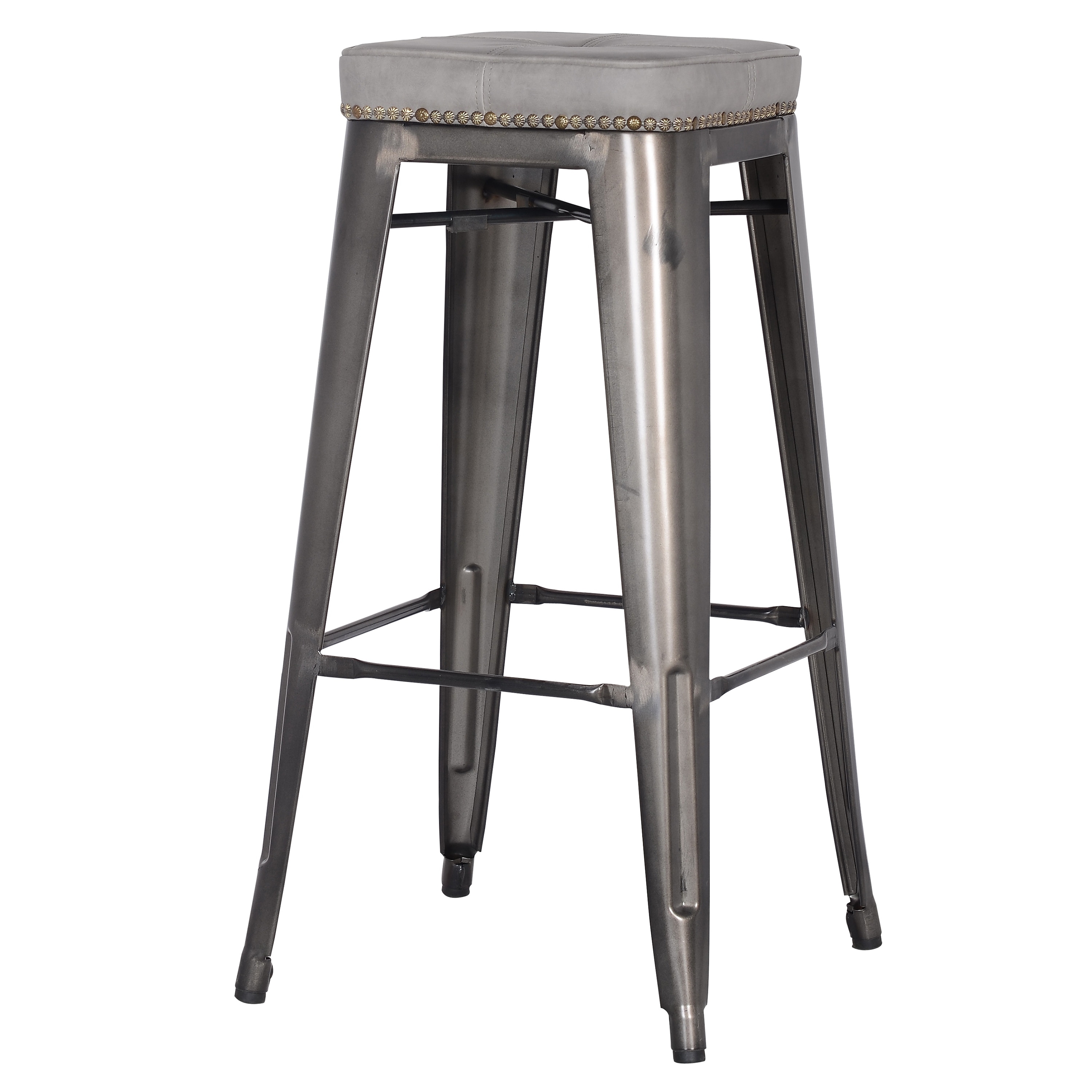 metal cushioned bar stools