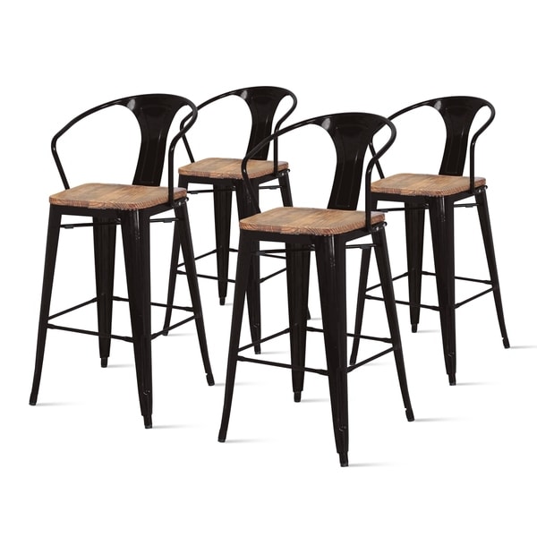 metropolis metal counter stool