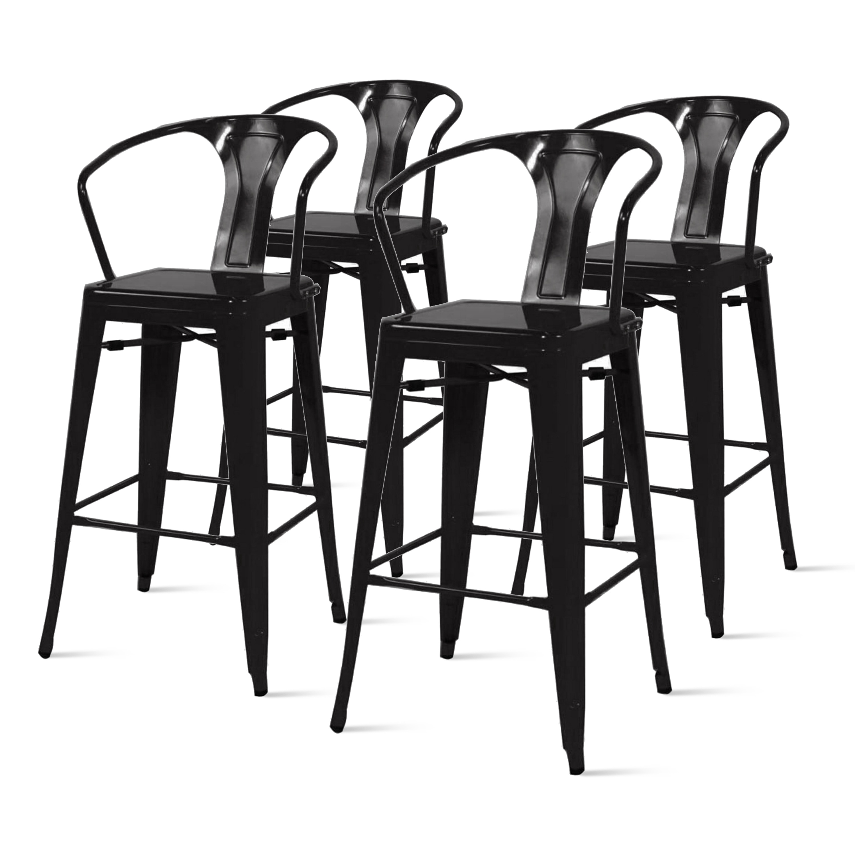 metropolis metal counter stool