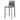 Gervin Recycled Leather Counter Stool,Set of 2
