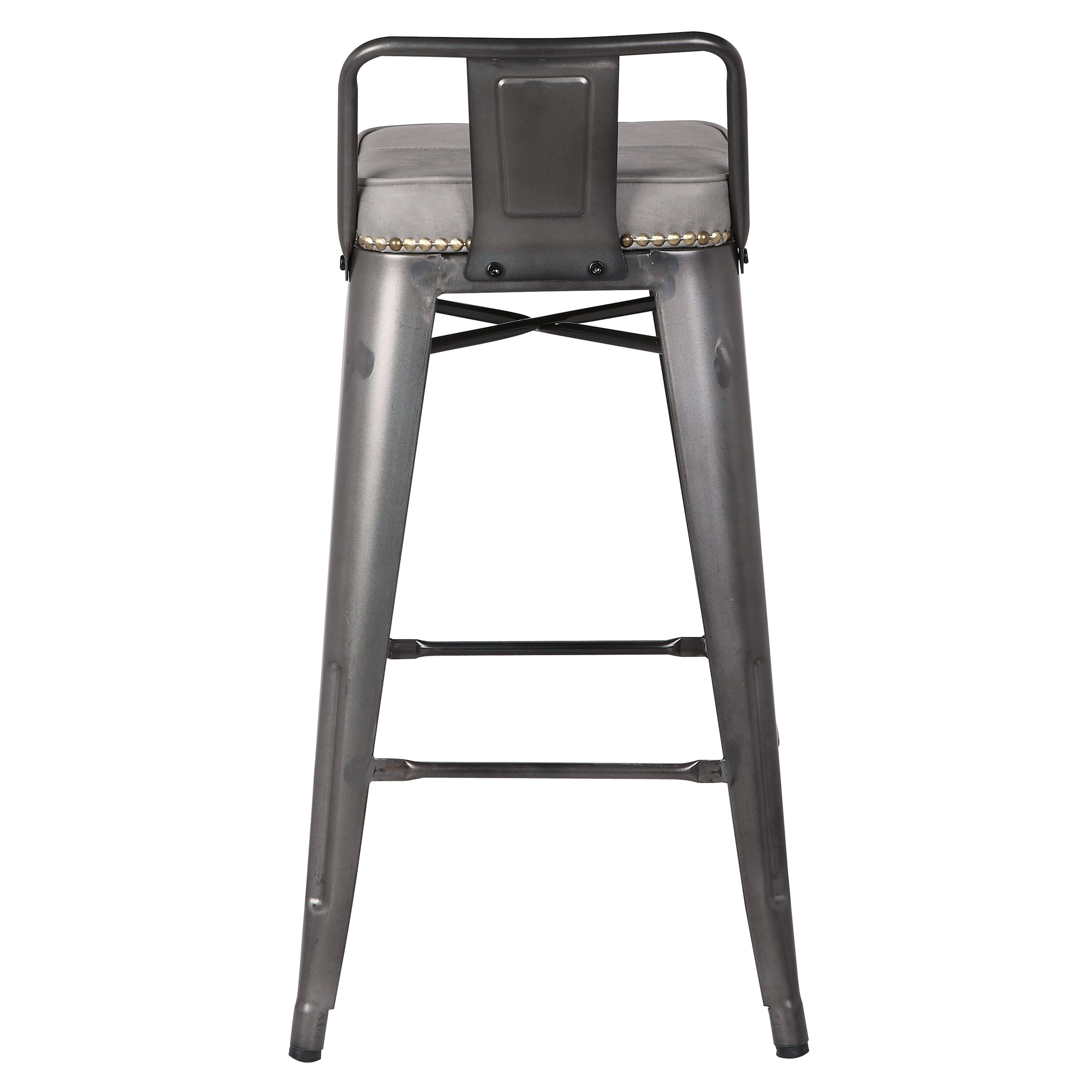 metropolis low back bar stool